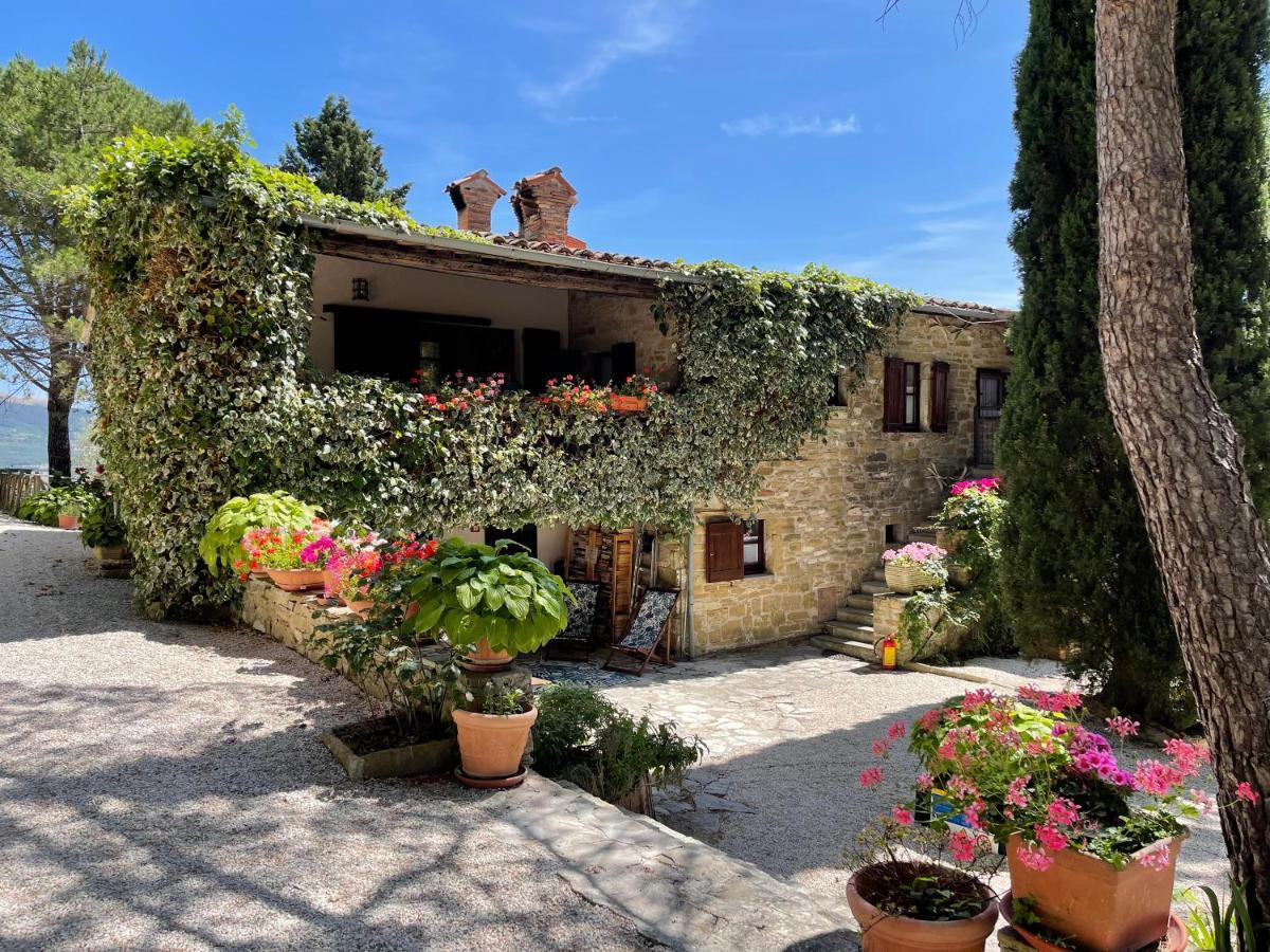 La Panoramica Gubbio - Maison De Charme - Casette E Appartamenti Self Catering Per Vacanze Meravigliose! Экстерьер фото